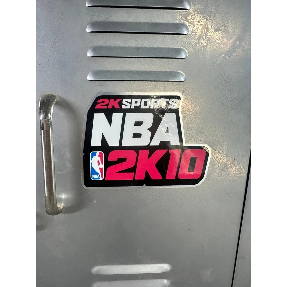 NBA 2K10 Anniversary Edition Metal Locker Video Game Storage Case Limited 19106